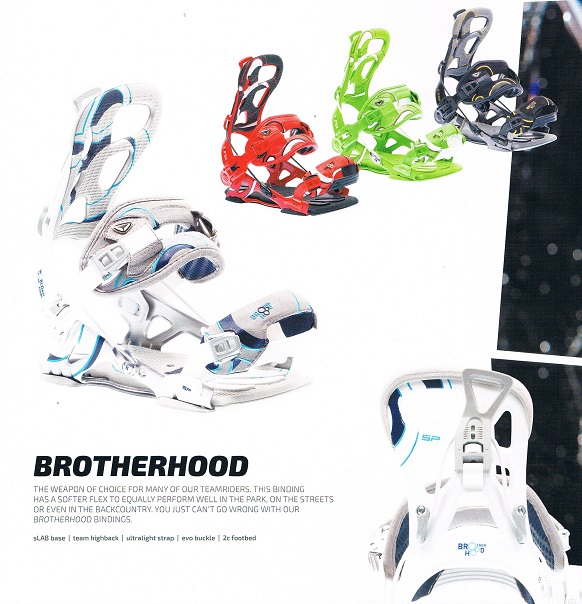 14-15ニューモデルSP BINDINGS(ｴｽﾋﾟｰﾋﾞﾝﾃﾞｨﾝｸﾞ)BROTHERHOOD(ﾌﾞﾗｻﾞｰﾌｯﾄﾞ