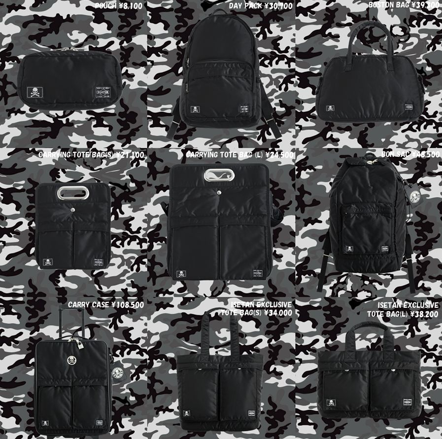 9月19日発売 mastermind PORTER 第3弾 全9型 - mastermind