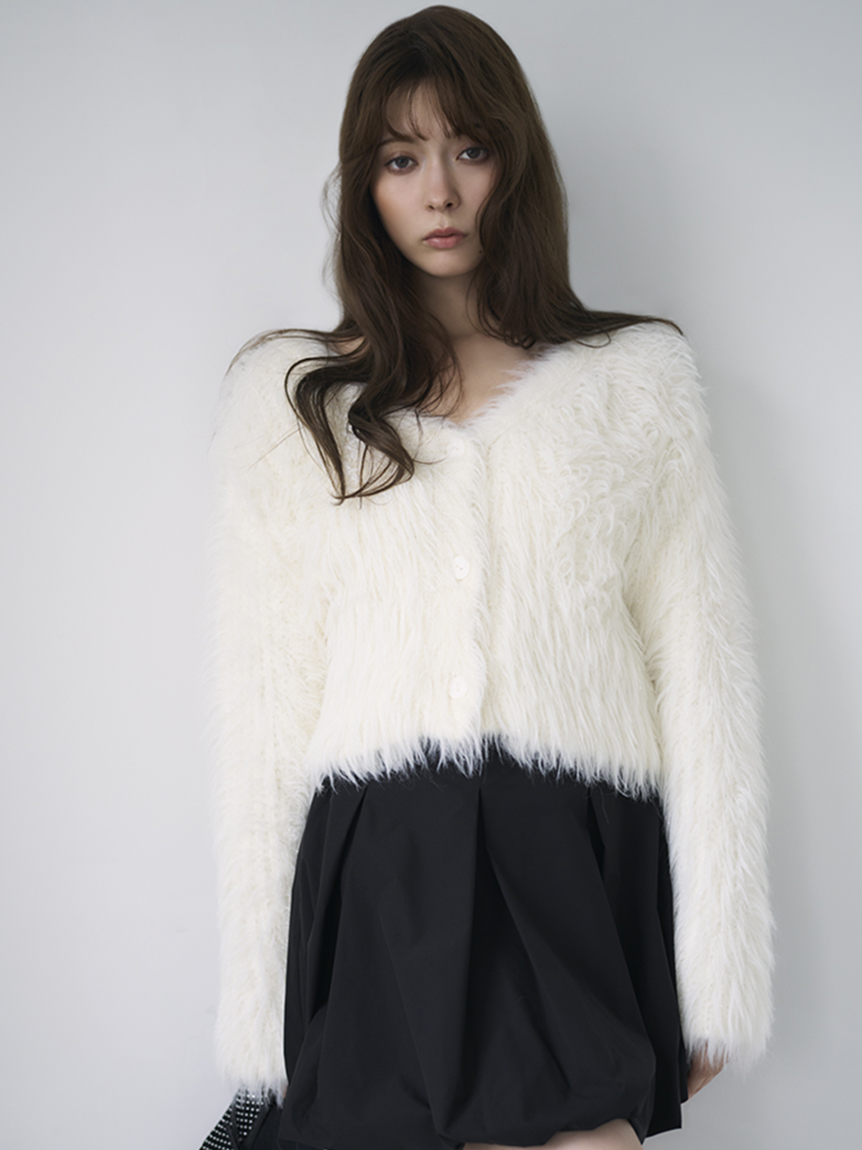 新作！フィルムシャギーニットカーディガン | FRAY I.D | ショップ