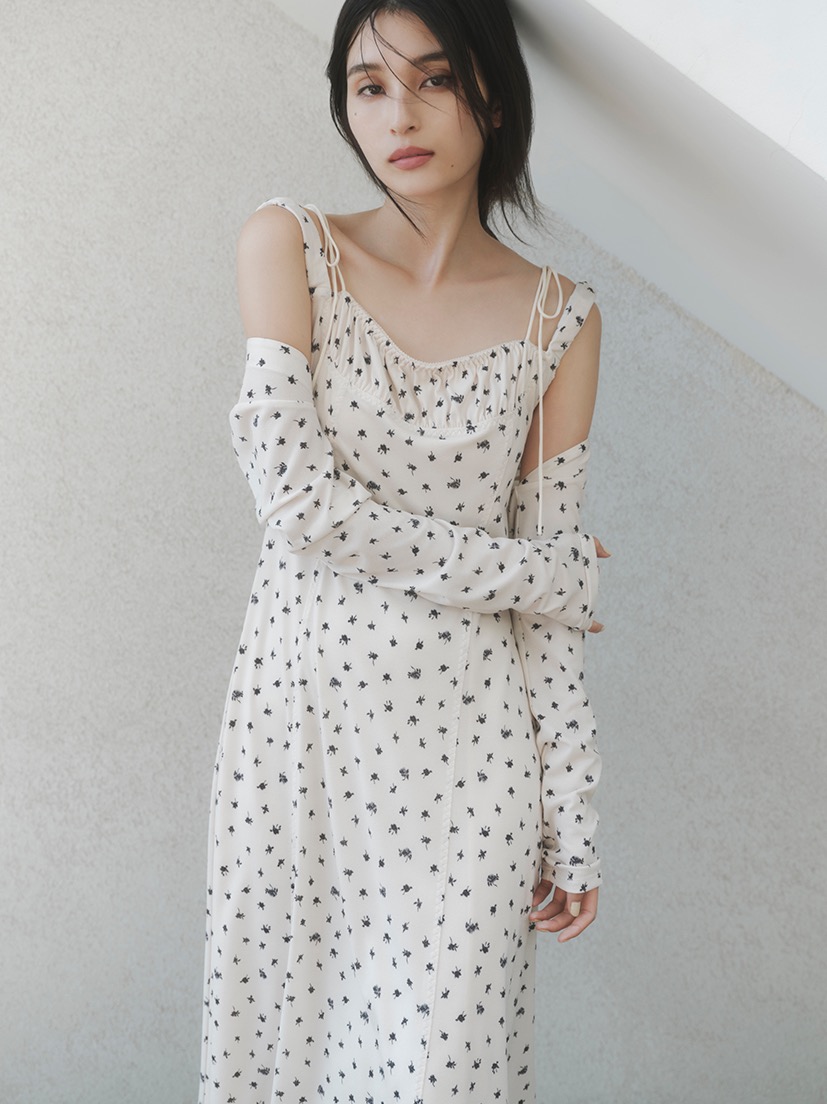 新作！フラワープリントボレロコンビニキャミワンピース | FRAY I.D