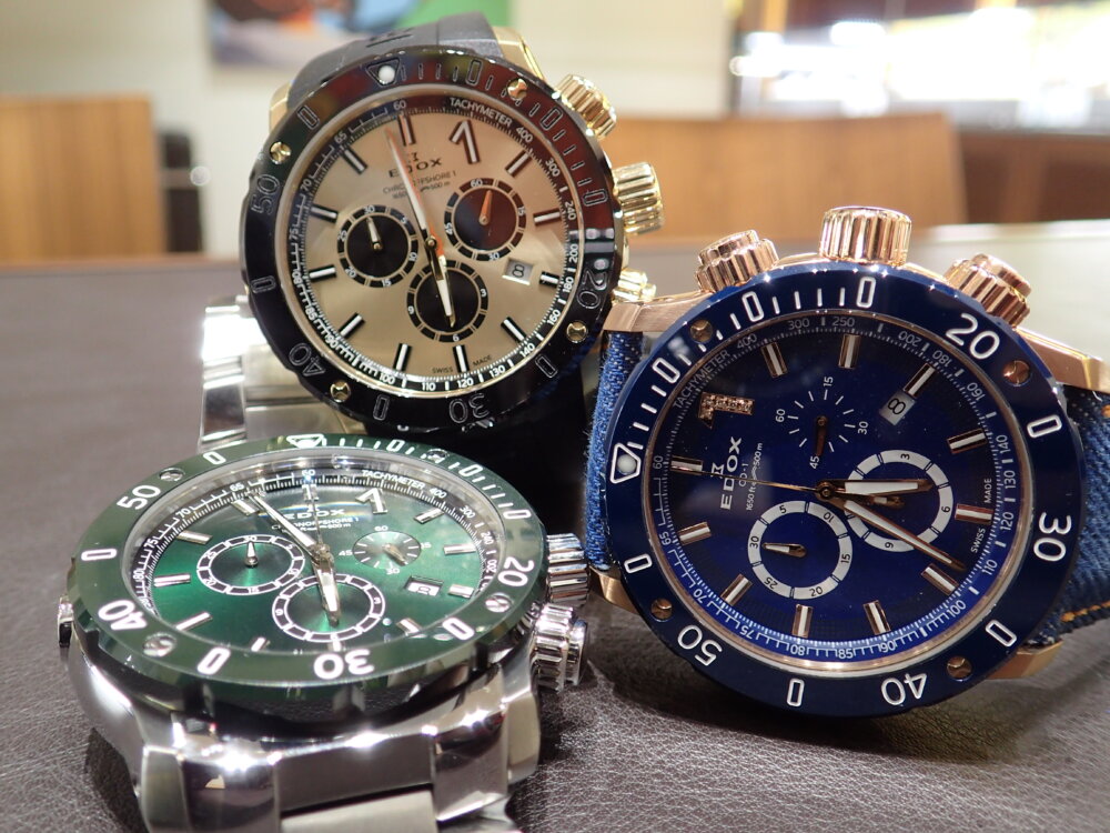 カラーバリエーションが豊富！実用性も兼ね備えたエドックスクロノ