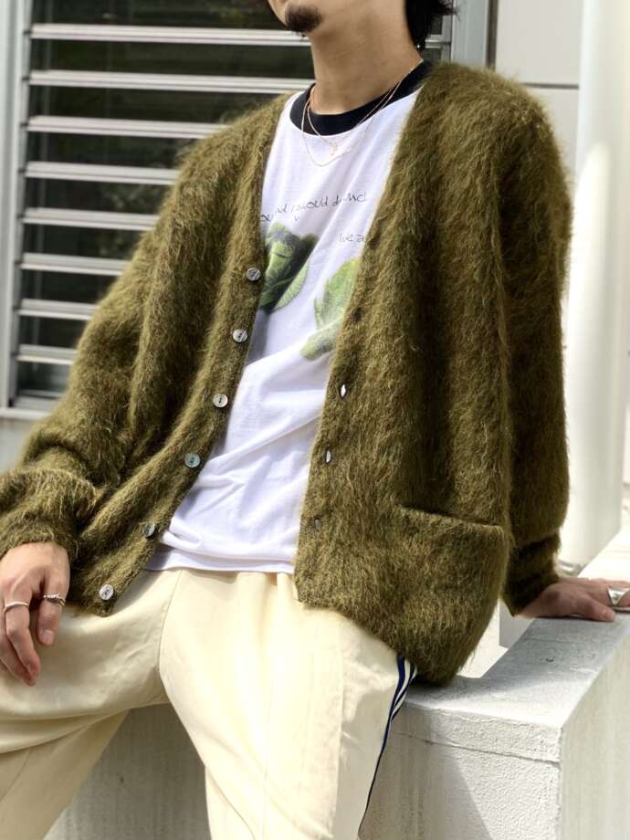 FRAGILE Mohair Cardigan | Lemontea