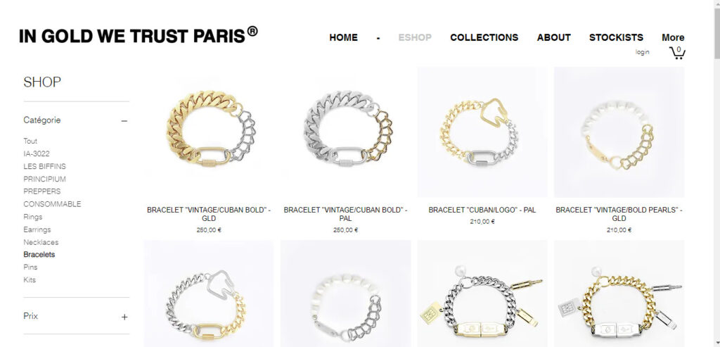 IN GOLD WE TRUST PARIS（インゴールドウィートラストパリ）】チェーン