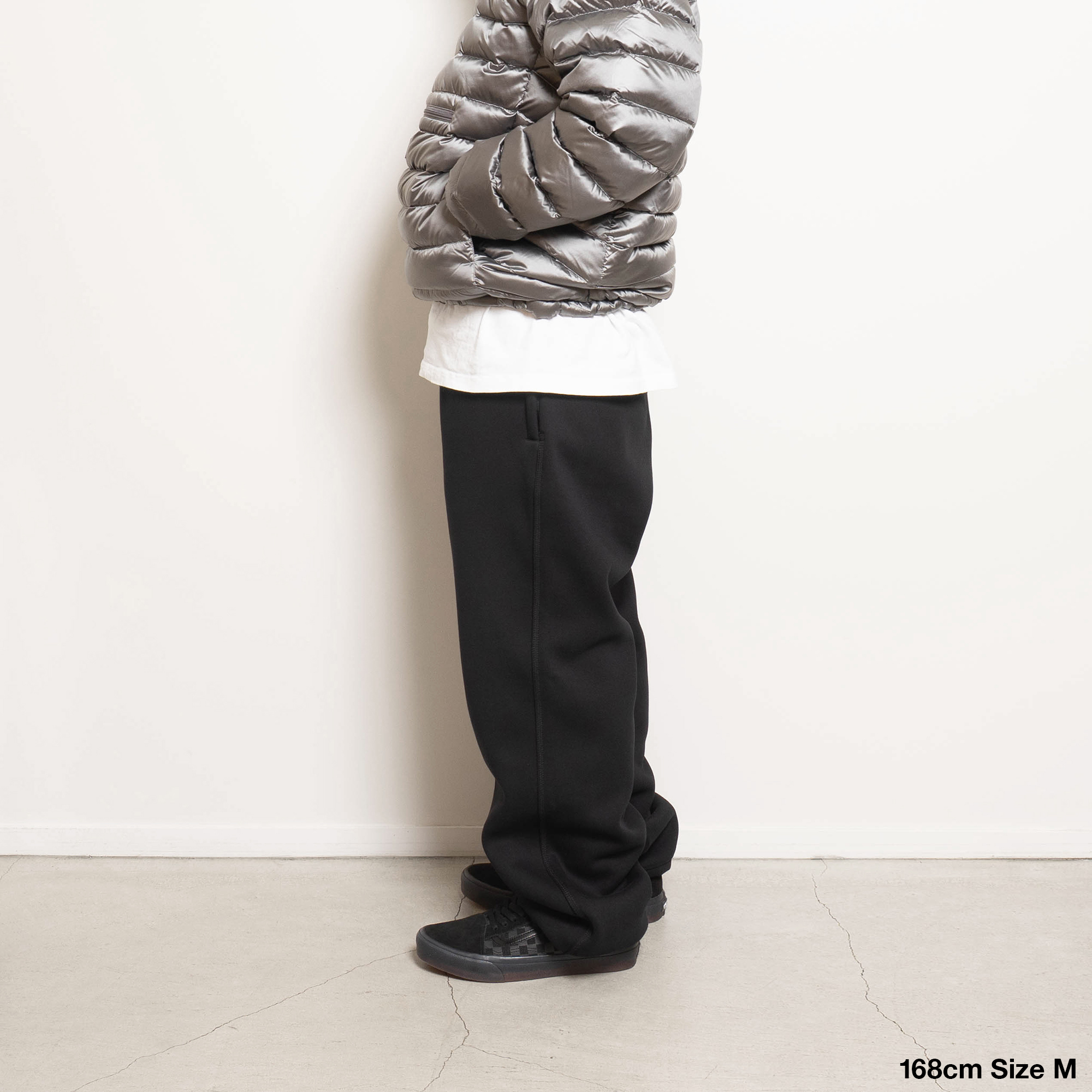 CUP AND CONE: Bonded Fleece Desk Work Pants - Black