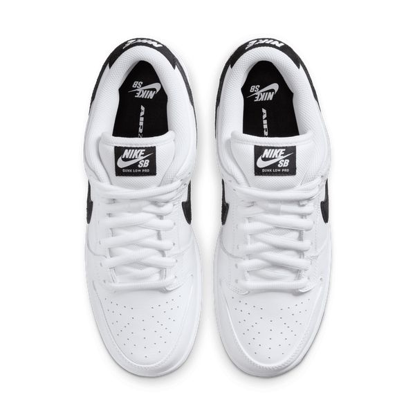 Nike SB Dunk Low Pro White - Black - Black – Black Sheep Skate Shop