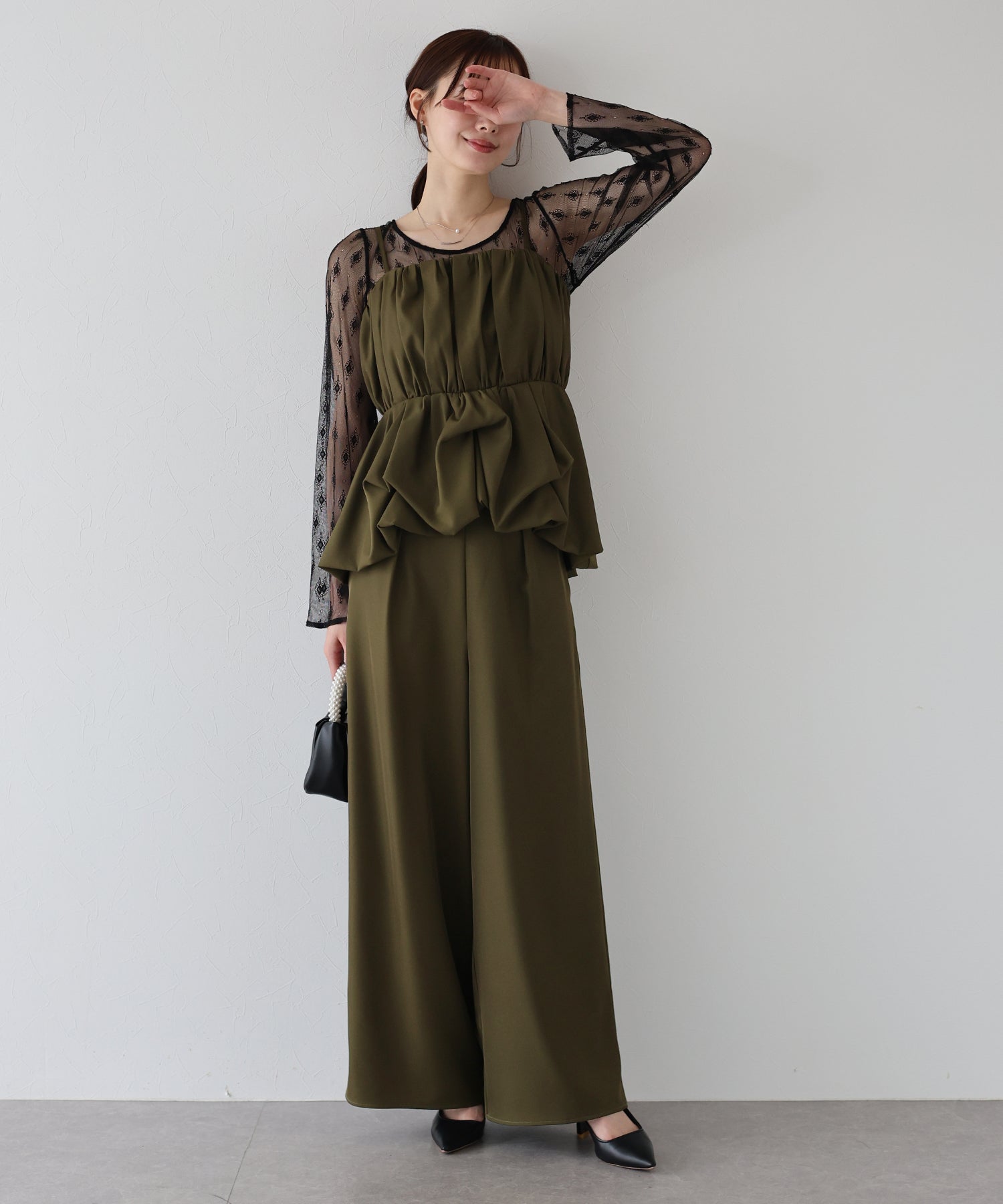 バルーンキャミパンツドレス3点セット – BLUE ONLINE