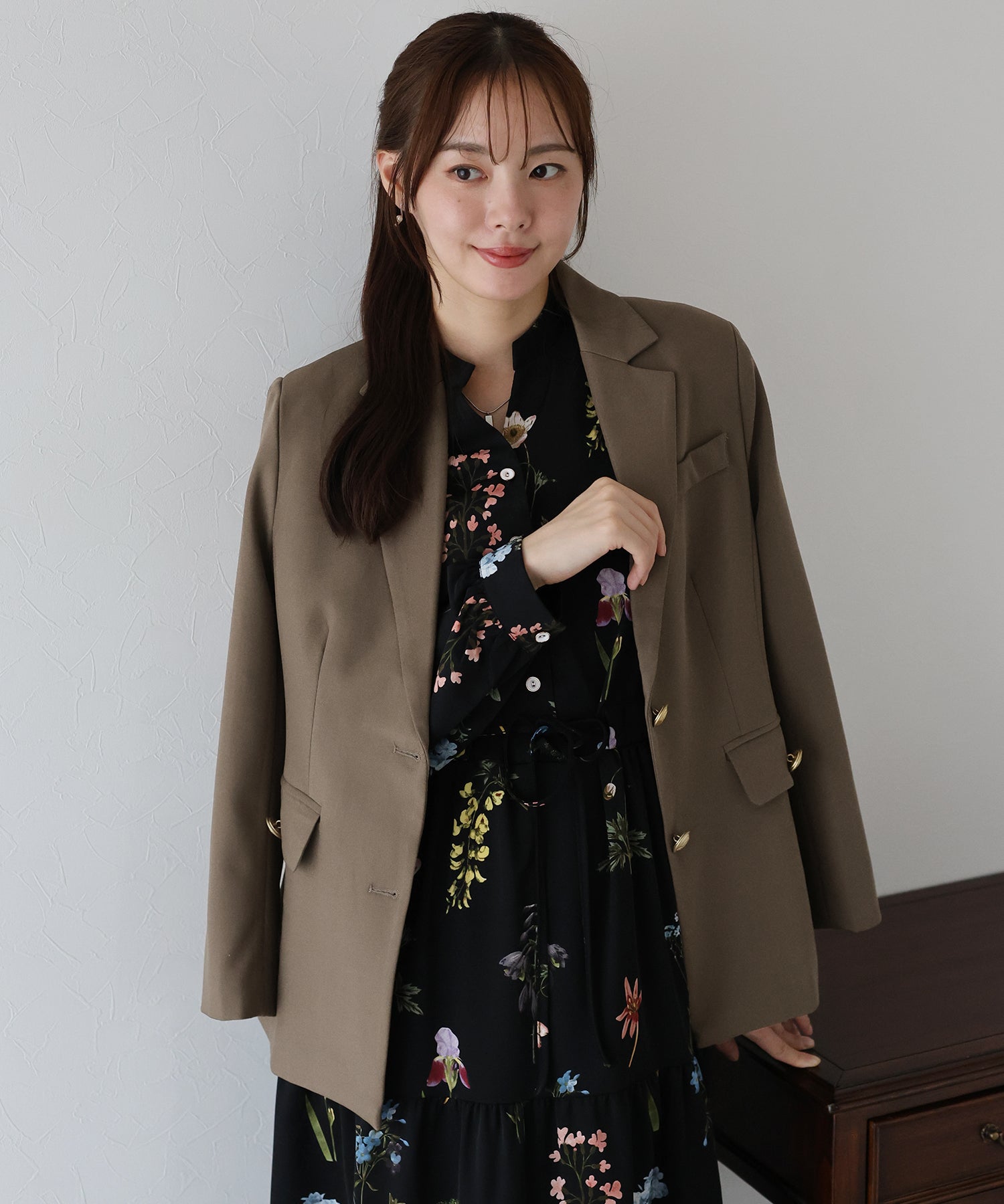 ウォッシャブル】金ボタンダブルジャケット – BLUE ONLINE