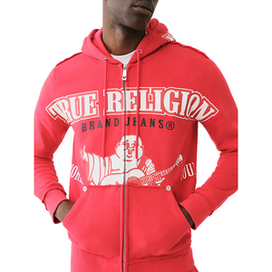 TRUE RELIGION RAW EXAGGERATED ICON ZIP HOODIE – BLUE CITY NYC