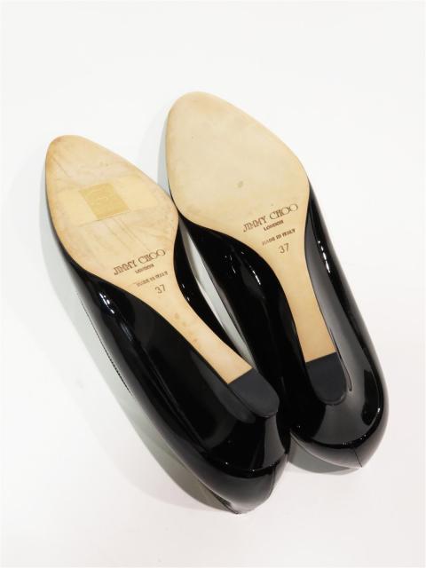 エナメル ウェッジソール パンプス