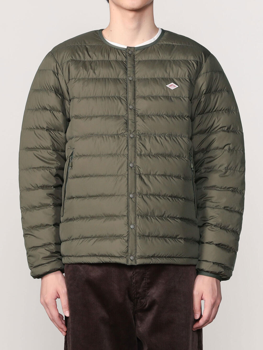 ノベルティ対象】DANTON | クルーネック インナーダウンジャケット MEN