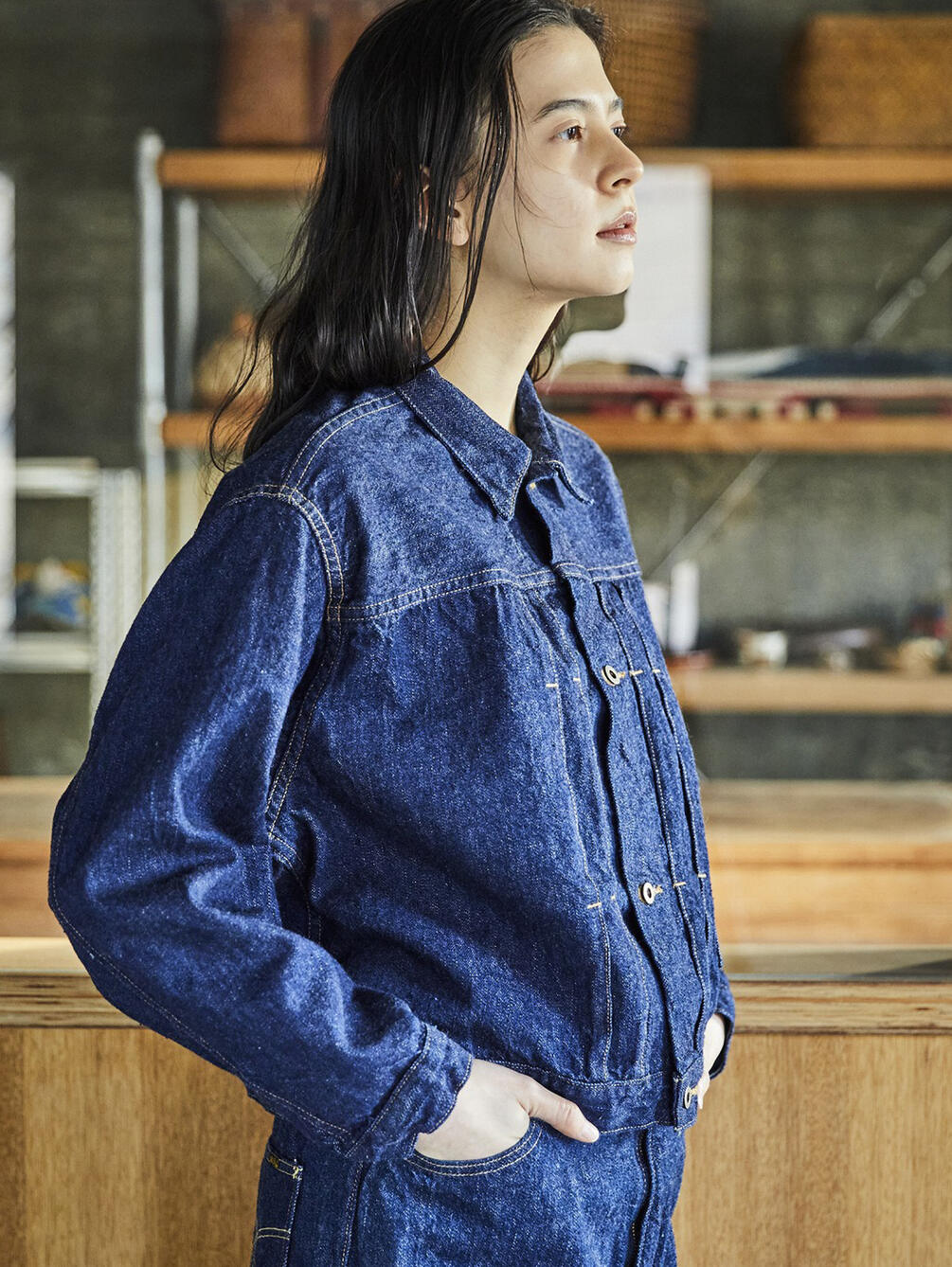 orslow 匠 デニムサムエジャケット 最新 Freeサイズ！orslow 匠 デニム