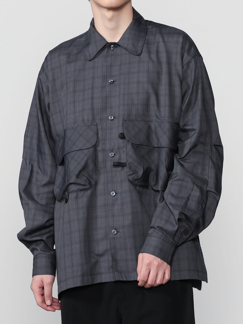 DAIWA PIER39 | TECH SPORTS OPEN COLLAR SHIRT L/S NOVA CHECK MEN