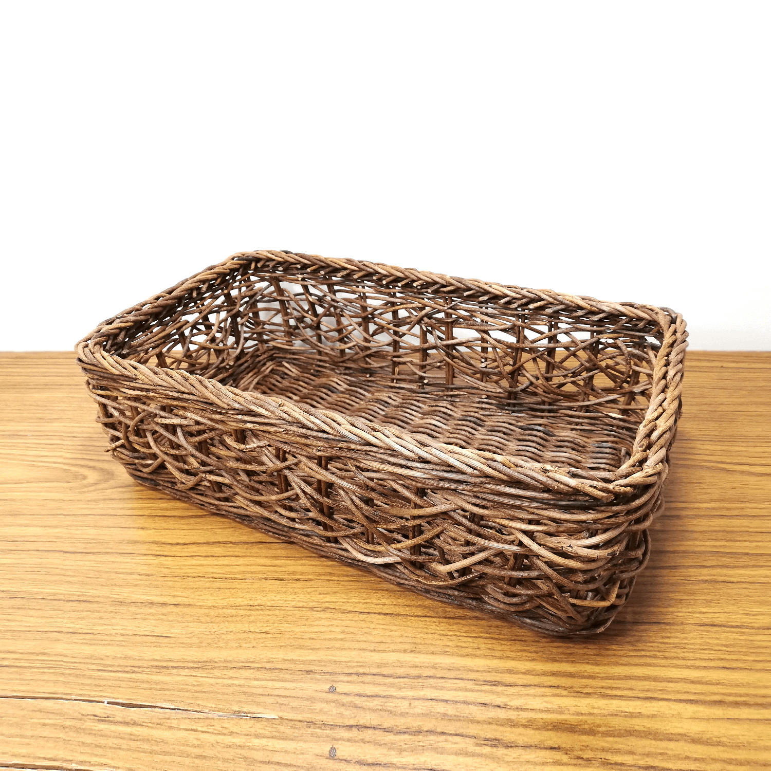 一点物｜あけびかご｜バスケット｜乱れ編み｜長方形｜小物入れ｜収納