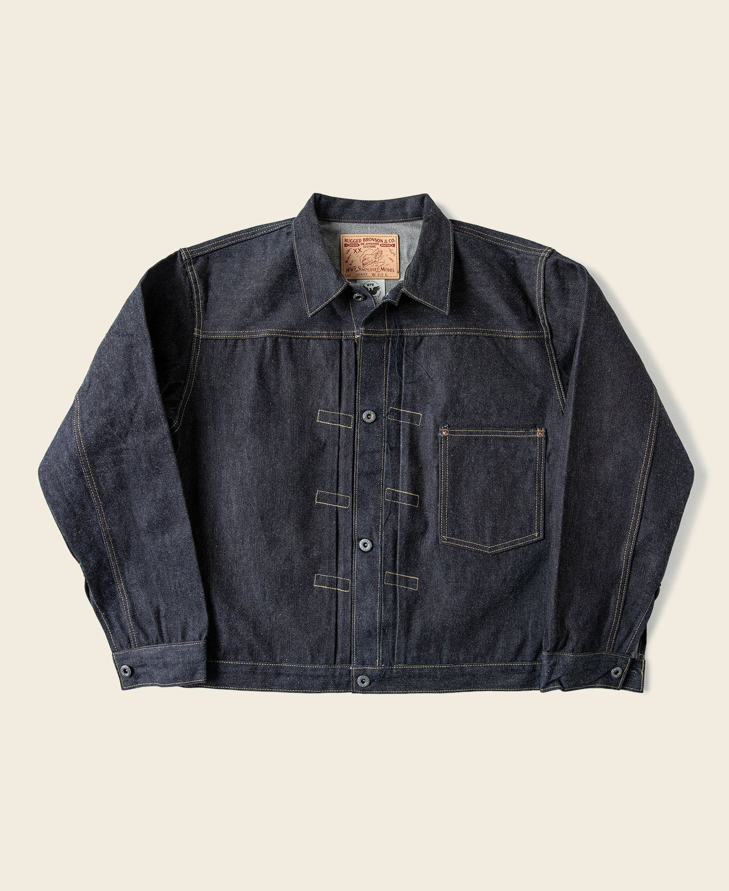S806XX 1943 War Simplified Model 1st Selvedge Denim Jacket