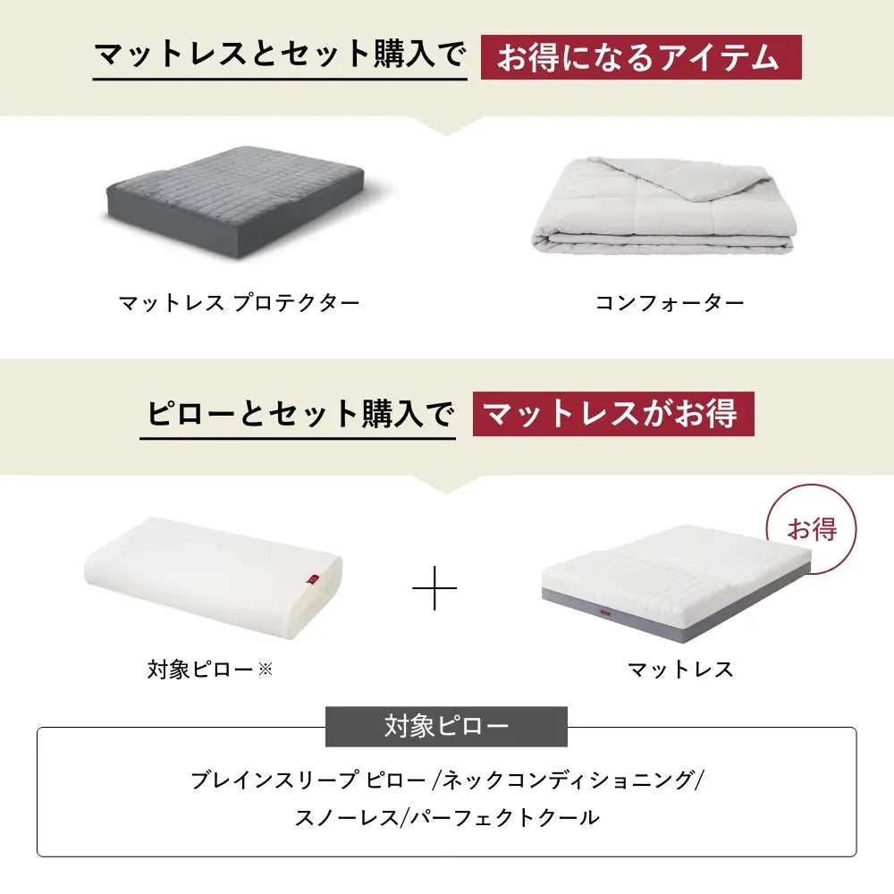 ブレインスリープ マットレス プレミアム フロート | BRAIN SLEEP