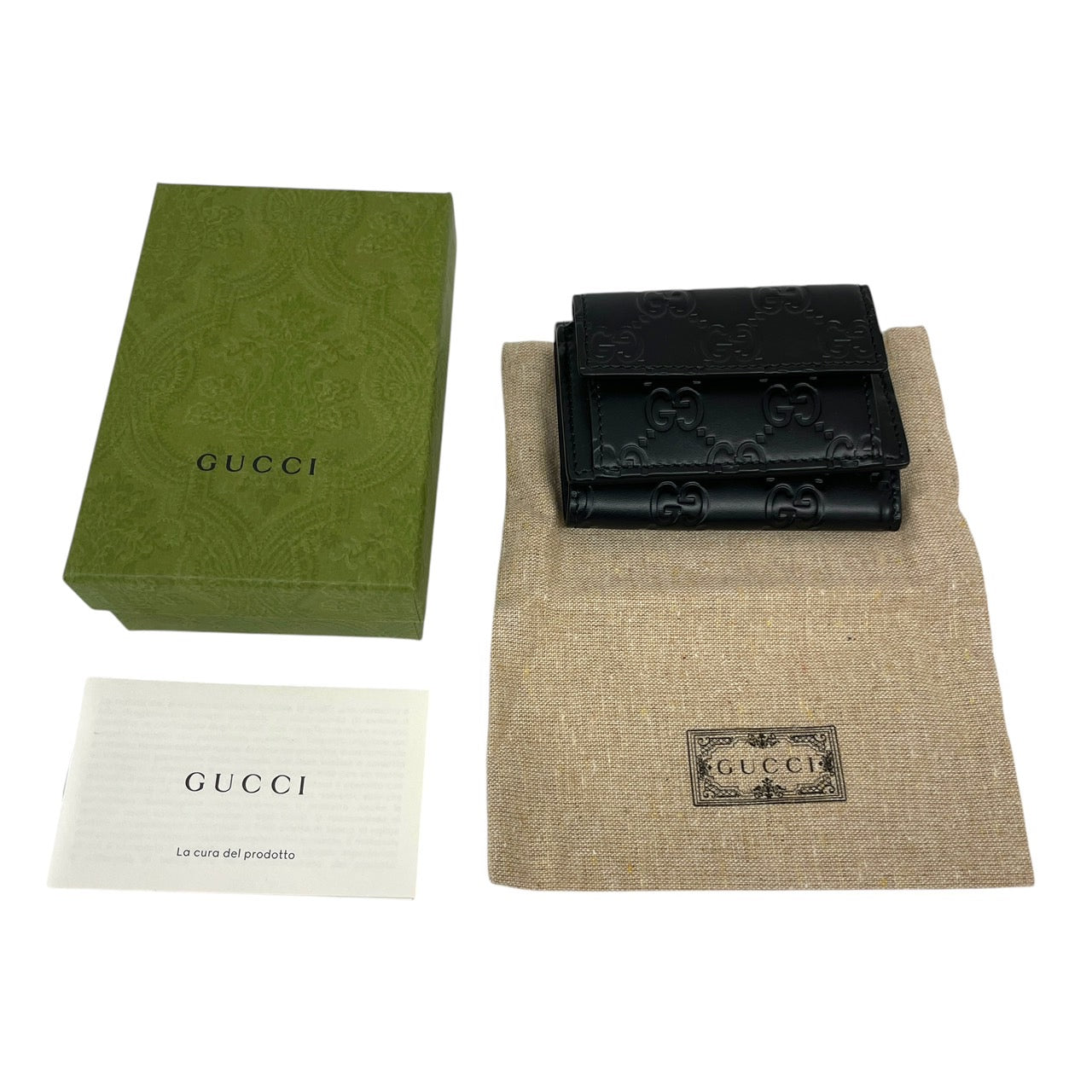 GUCCI】グッチ グッチシマ 547070 三つ折り財布 レザーレディース 3