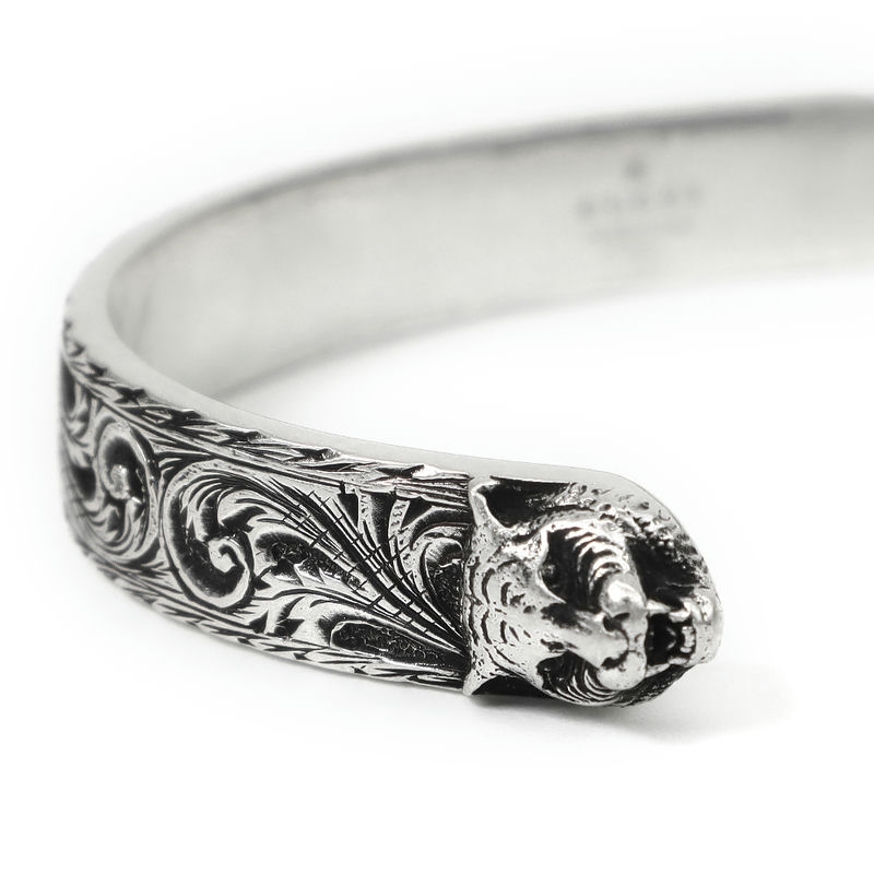 Brandol / GUCCI グッチ バングル インターロッキングG シルバー