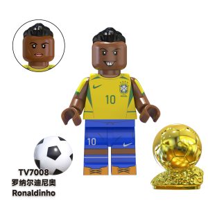 Sport Soccer Ronaldinho TV7008 Minifigures - Brixtoy