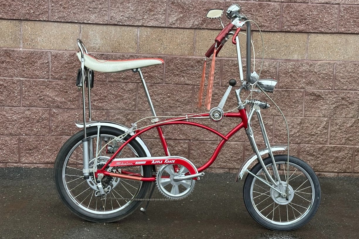 No Reserve: 1968 Schwinn Sting-Ray Apple Krate Bicycle for sale on