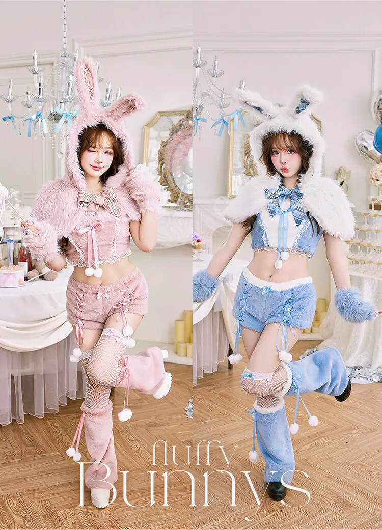 7点セット】Malymoon マリームーン ふわふわメレンゲリボンバニー