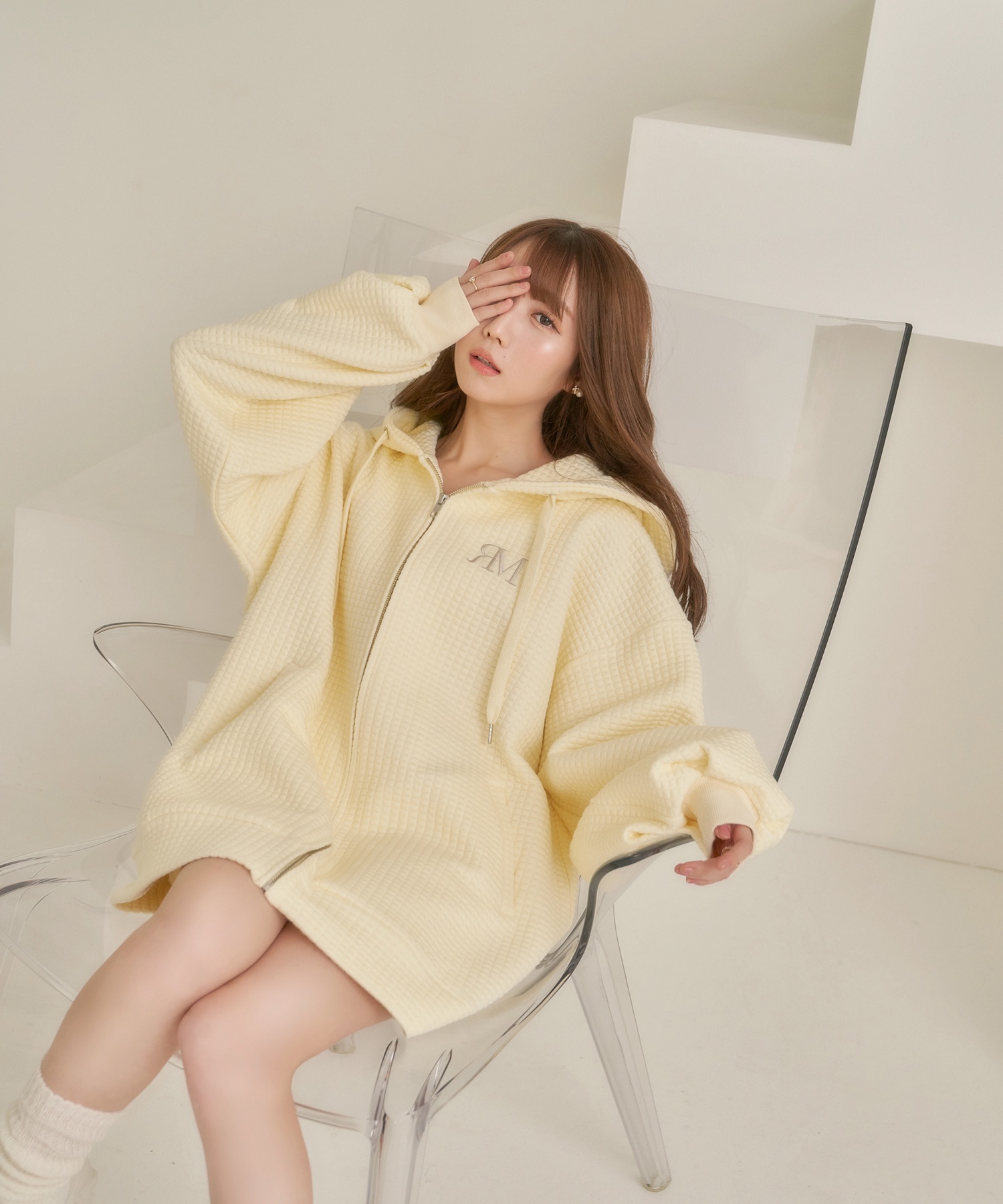 quilting zip hoodie – BUNNY APARTMENT