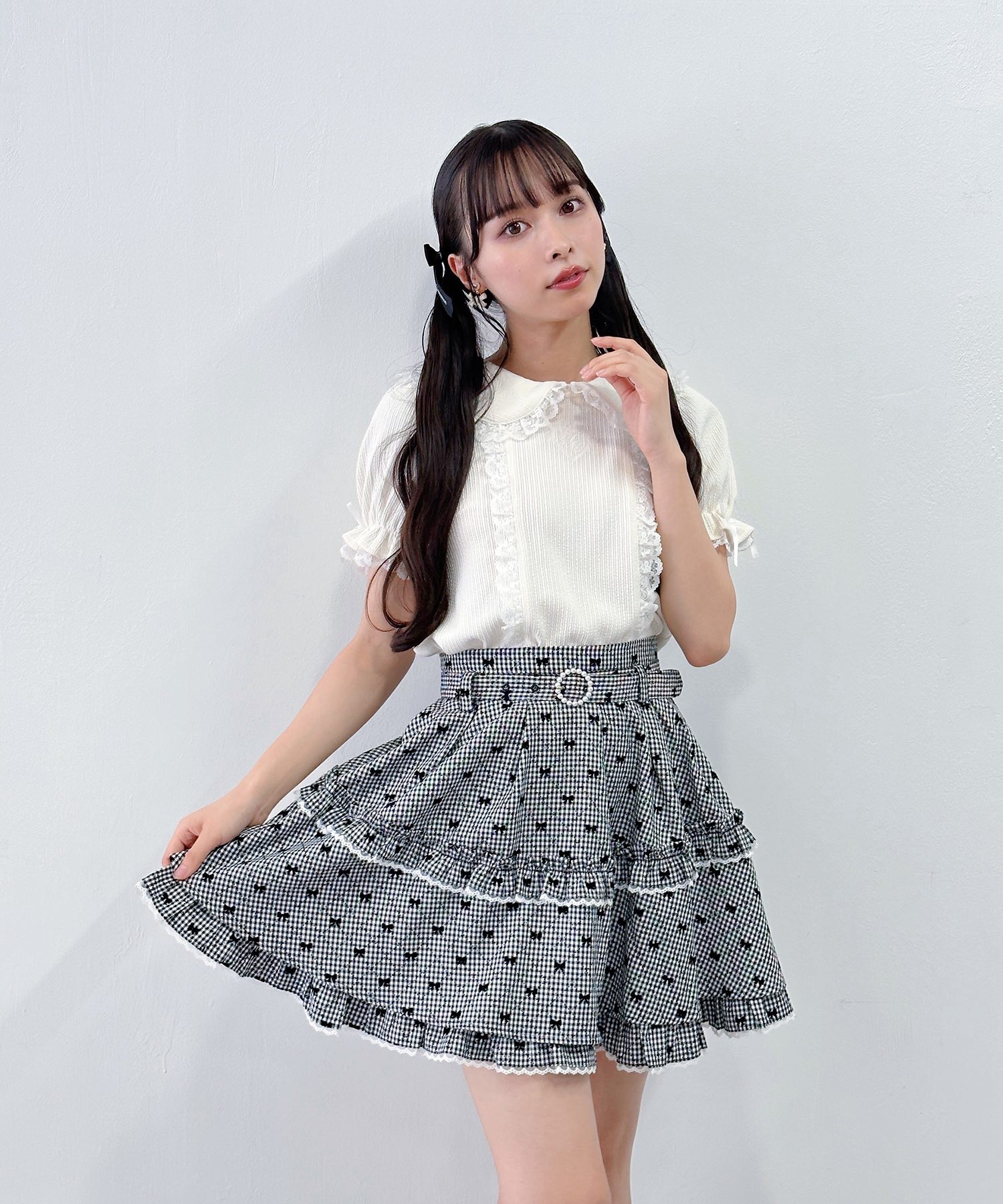 ダブルフリルフレアスカート – BUNNY APARTMENT