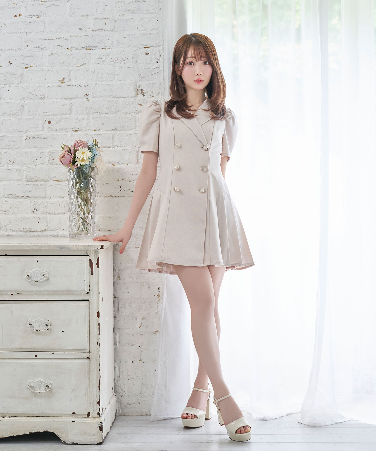 pleats mini onepiece – BUNNY APARTMENT