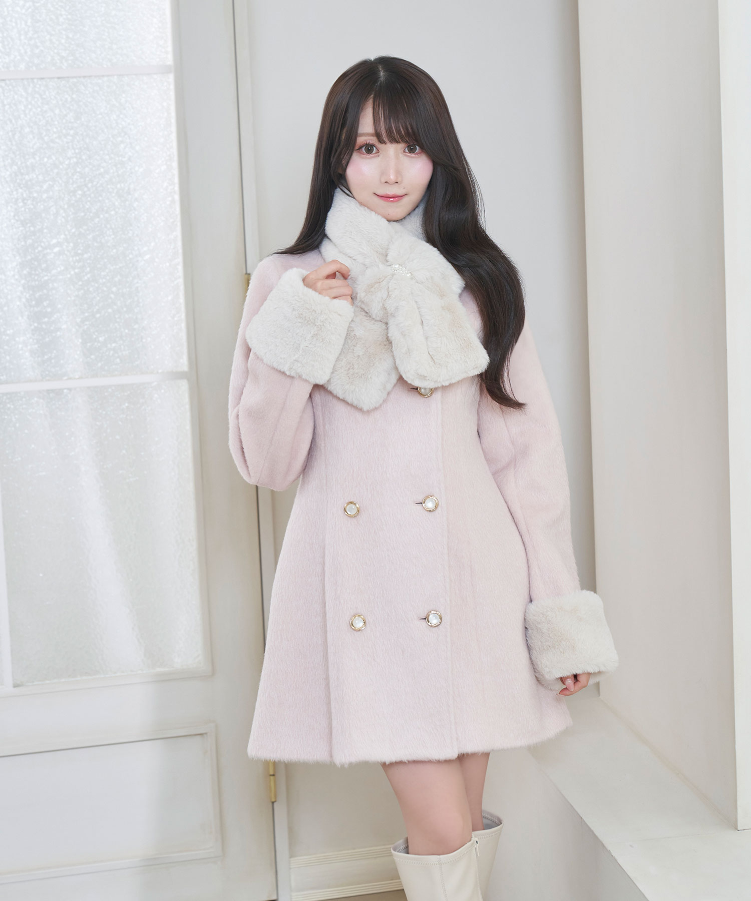 予約販売】 tippet muffler set coat – BUNNY APARTMENT