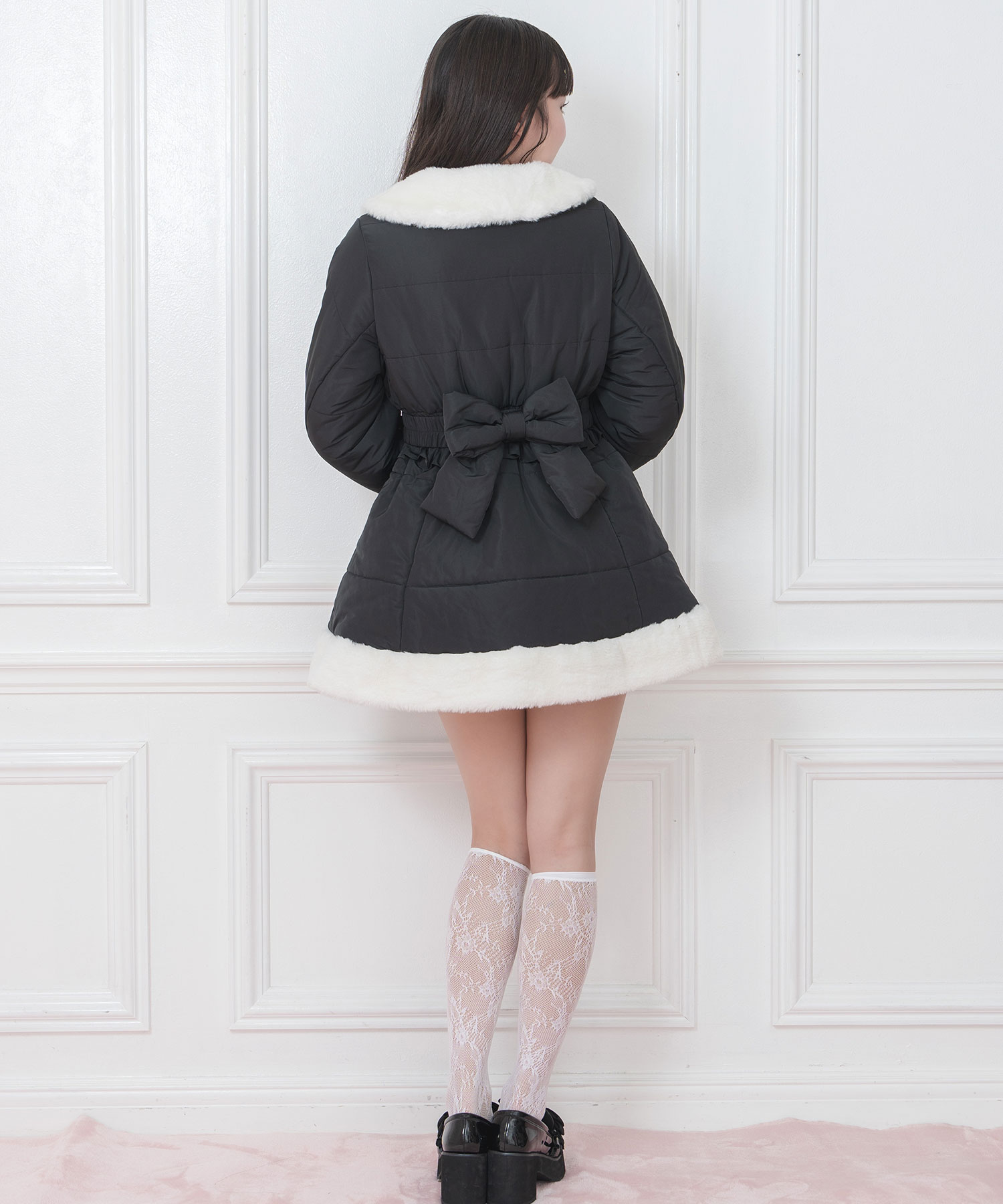 バックリボンベルト中綿ジャケット – BUNNY APARTMENT