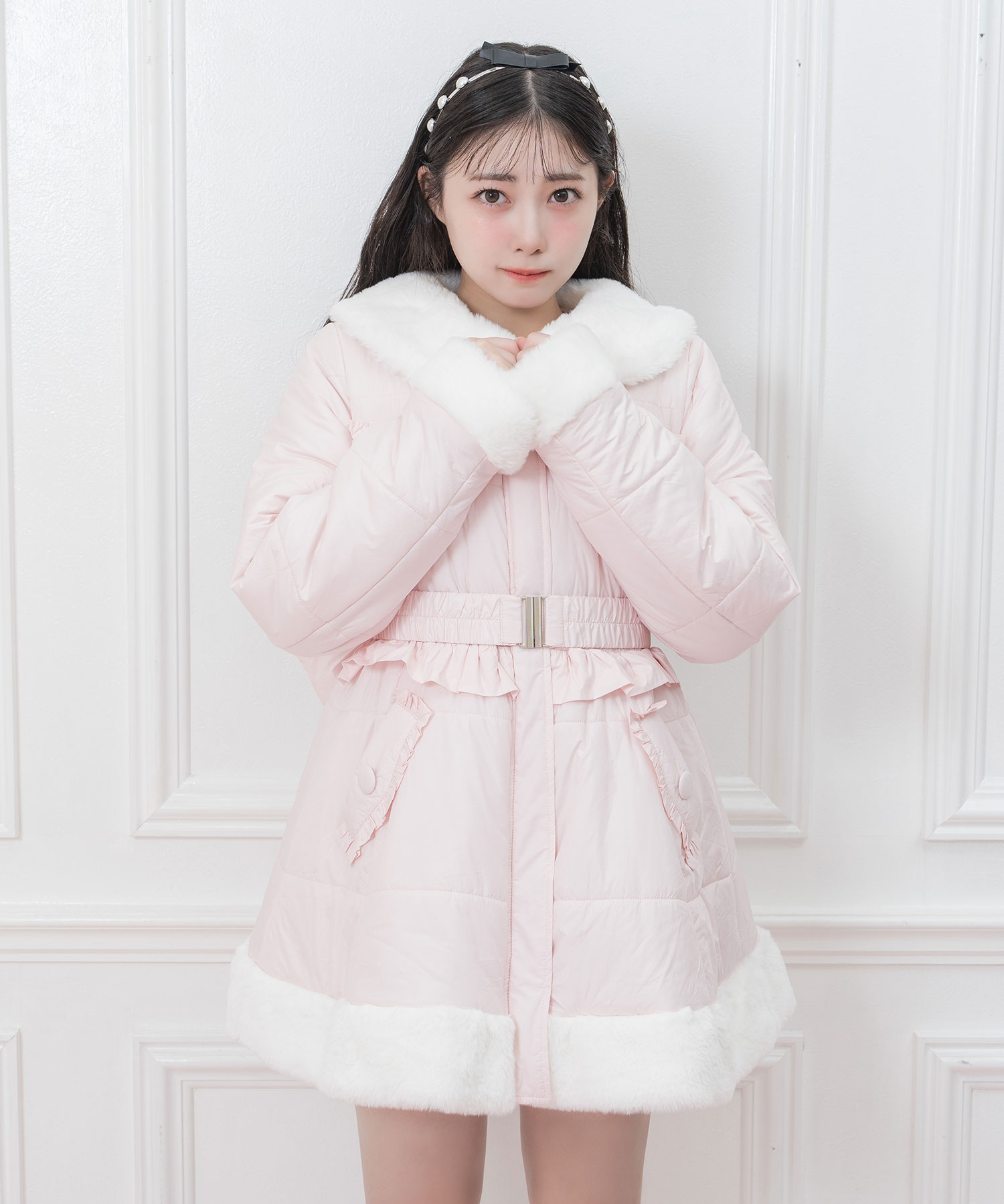 バックリボンベルト中綿ジャケット – BUNNY APARTMENT