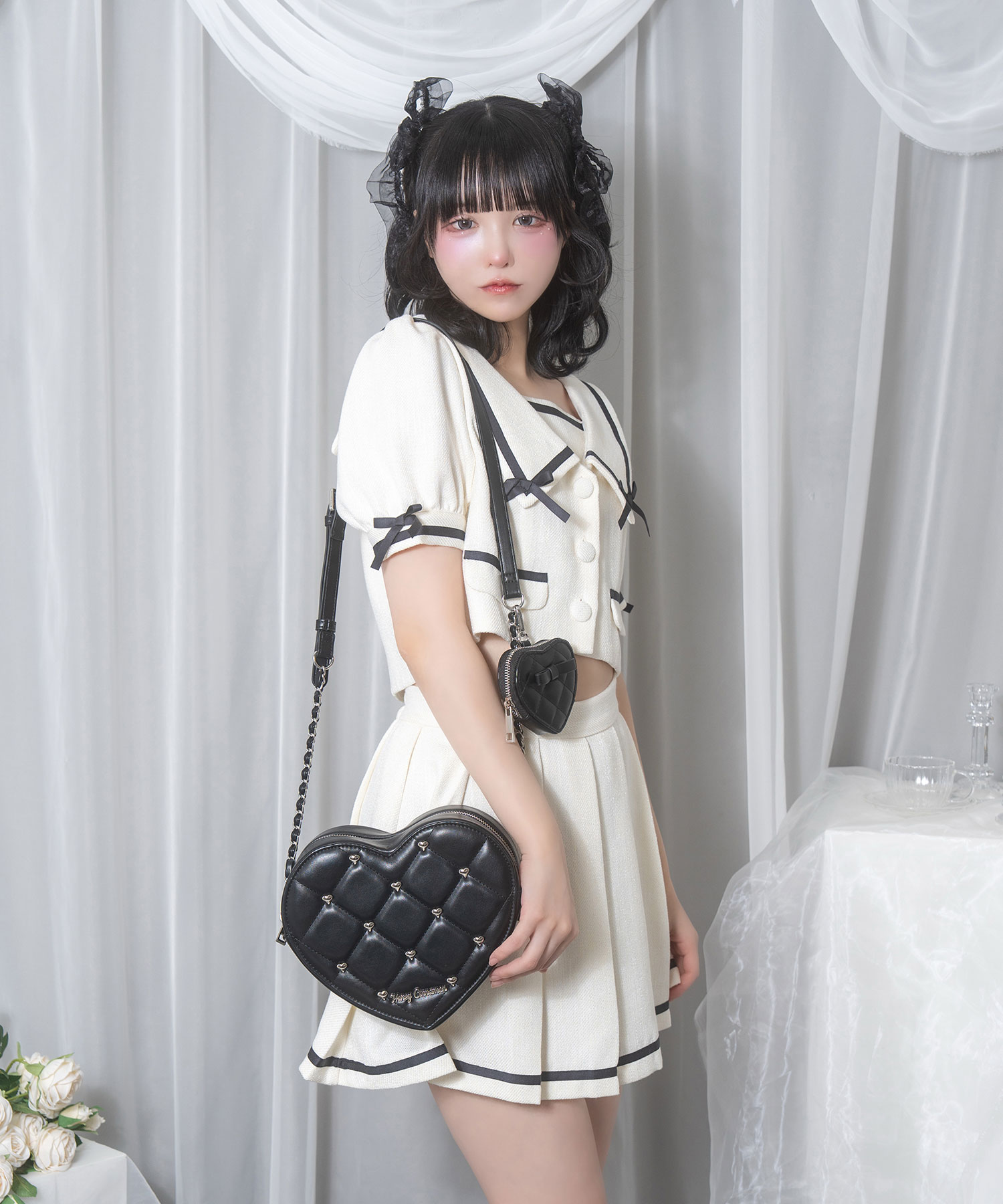 キルティングハート型ショルダーバッグ – BUNNY APARTMENT