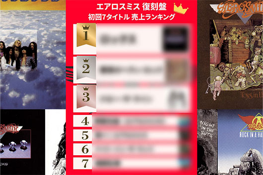 AEROSMITH紙ジャケ・シリーズの売上ランキング発表！ 「Dream On」和訳