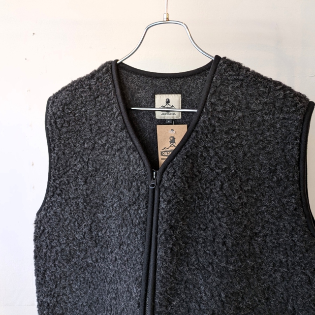 COLDBREAKER コールドブレーカー ウールZIPベスト 国内別注 （Black