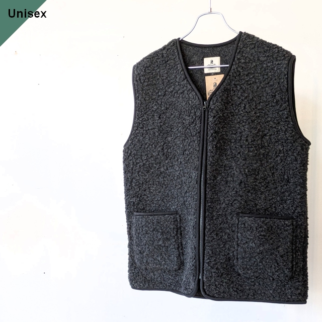 COLDBREAKER コールドブレーカー ウールZIPベスト 国内別注 （Black
