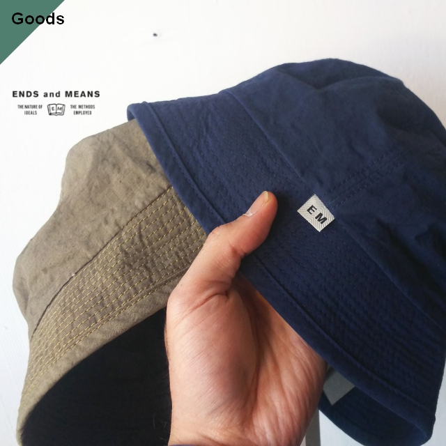 ENDS and MEANS Bucket Hat EM-ST-H06 2カラー - C.COUNTLY【シー