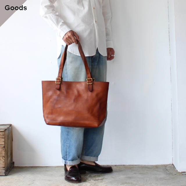vasco ヴァスコ LEATHER TRAVEL TOTE BAG – MEDIUM オイルドレザー