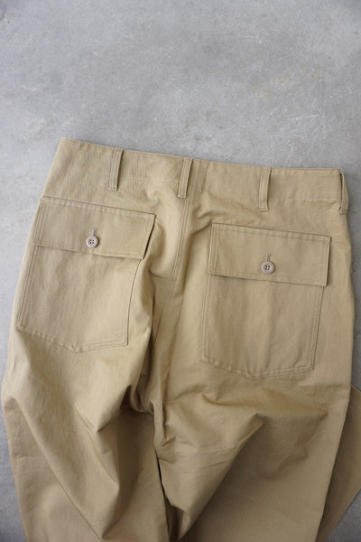 HTS(エイチティーエス) COTTON/LINEN KERSEY BAKER PANTS コットン