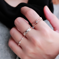 MR85】5本セット トレンド 豪華な重ね付け ピンクゴールド