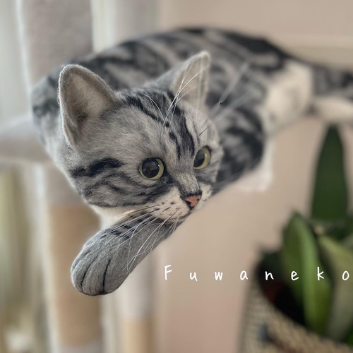 オーダーメイド】等身大 全身猫ちゃん 立体・オブジェ ふわねこ 通販