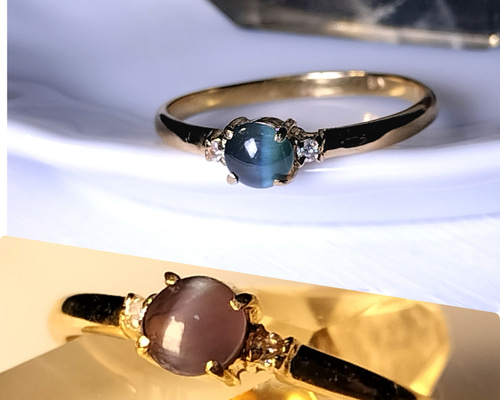 天然石 アレキサンドライト ルース 天然石リング