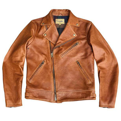 TARONジップ使用△ヴィンテージ60s復刻 上質 カウレザー使用 ダブル