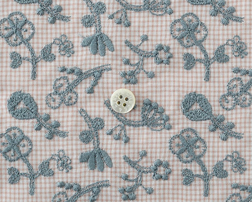 C&S field of flower ミナペルホネン《check pink》 生地 senne 通販