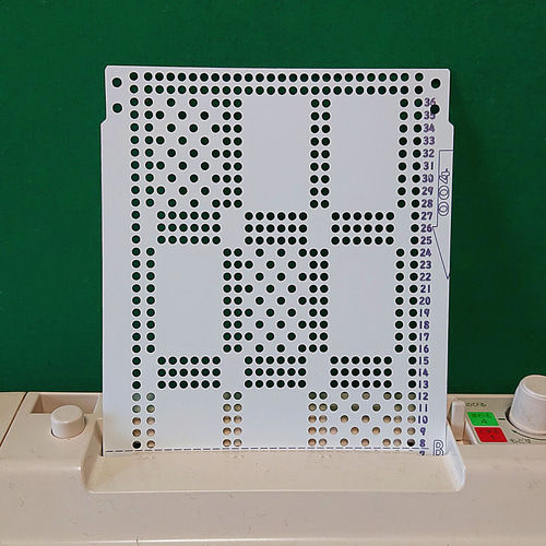 パンチカード【編み機用】 ブラザー/シルバー共用 スクエア【004