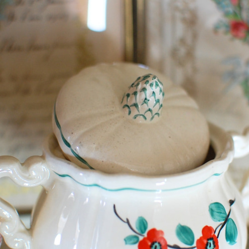 サルグミンヌ 小花柄 シュガーポット サルグミンヌ 小花柄 シュガー