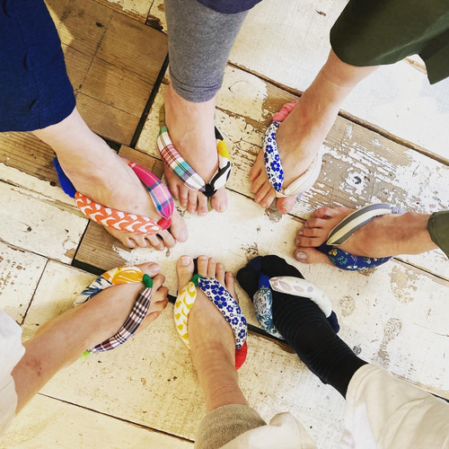 レッスン動画付き】布ぞうりと足半の作り方 キット ぬのっパ 通販