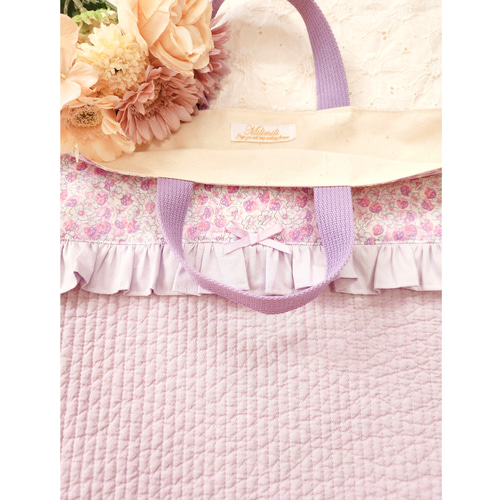 ヌビ リバティ 入園入学 女の子 レッスンバック 上履き袋 お着替え袋