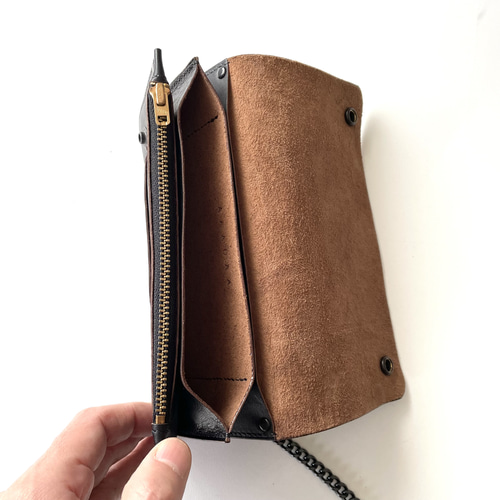 トラッカーウォレット ダールブラックメッキチェーンセット