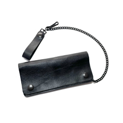 トラッカーウォレット ダールブラックメッキチェーンセット