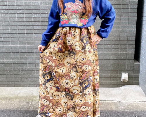 古着 ヴィンテージ vintage スカート ゴブランスカート リメイク