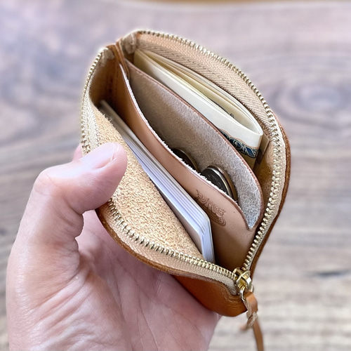 L字ファスナー財布 6色｜北欧タグで楽しむ 自分だけのお財布｜本革